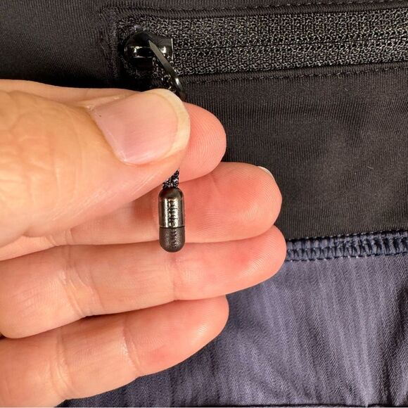 Lululemon Speed Up Lined Short Navy Blue Stripe Running Gym Women’s Size 8 - Picture 6 of 7